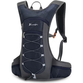 Resim Maiyame Su Geçirmez Ve Nefes Alabilir Outdoor Çanta - Bisiklet, Kamp, Yürüyüş İçin Hafif Sırt Çantası Koyu Mavi 