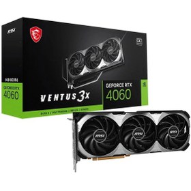 Resim MSI GeForce RTX 4060 VENTUS 3X 8G OC 8GB GDDR6 128 Bit DLSS 3 Ekran Kartı 