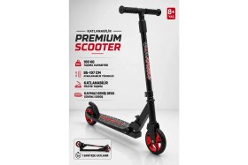 Resim Yıldırım Oyuncak Katlanabilir Frenli Çocuk Scooterı - 100 kg Taşıma Kapasiteli Ayarlanabilir Yükseklik Scooter 8+ Yaş 