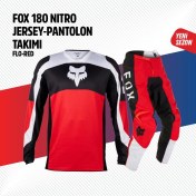 Resim Fox Siyah Kırmızı Jersey Pantolon Takımı 