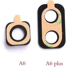 Resim Samsung Uyumlu A605 A6 Plus Arka Kamera Camı ( Çıtasız Sadece Cam) 