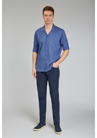 Resim Bisse Regular Fit Apaj Yaka Lacivert Spor Erkek Gömlek Gmczg1722300204 D39 Lacivert 