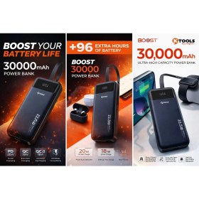 Resim Ktools BOOSTMULTI30000 Mah Powerbank 