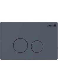 Resim Creavit Mat Basalt Rezervuar Kumanda Paneli Butonu Gp9002.05 Antrasit 