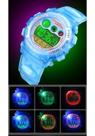 Resim Yingfu Skmeı 1451 Renkli Su Geçirmez Çocuk Dijital Saat - Gece Görüşü, Alarm, Kronometre, Tarih/gün Göstergeli Çok Renkli 