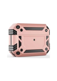 Resim Ekılıf - Apple Uyumlu AirPods Pro - Kılıf Darbelere Karşı Dayanıklı Koruyucu Silikon Kılıf Airbag 15 - Rose Gold 