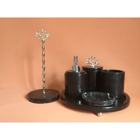 Resim Mermer Banyo Seti 