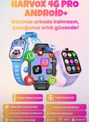 Resim asfteknoloji HARVOX 4G Pro + Plus Android Sim Kartlı Akıllı Çocuk Saati | GPS Konum, Kamera, Görüntülü Görüşme HX 