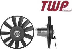 Resim 1H0959455J Fan Motoru 11 Kanat Kayışlı Tip - Golf-Vento 1992-1997 