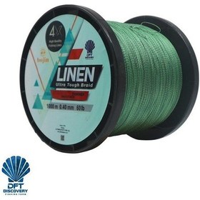 Resim Dft Bojin 4x Linen İp Misina 0 40 Mm 1000m Yeşil 