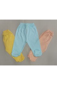 Resim özdemirli bebe Patikli Alt Pijama Ayaklı 3 Lü Paket 