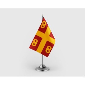 Resim Doğu Roma İmparatorluğu Tekli Saten Masa Bayrağı Seti Diğer 