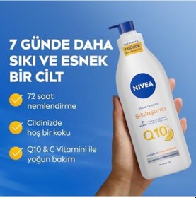 Resim Q10 Kırışıklık Karşıtı Çift Etkili Cilt Serumu 30 Ml, Saf Q10, Şeker Sebepli Kırışıklık Önleyici + Q10 Sıkılaştırıcı Vücut Losyonu 400 Ml 