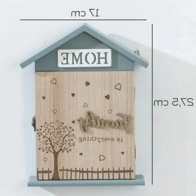 Resim Erdo Ticaret Duvara Montajlı Dekoratif Anahtarlık Dolabı, 17X27,5CM 