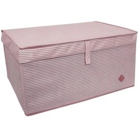 Resim CetKing Mega Plus Jumbo Boy Katlanır Kumaş Saklama Kutusu 70X41X30 Çok Amaçlı Kapaklı Kutu Hurç Sandık 