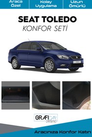 Resim GRAFİCAR Seat Toledo Konfor Seti-iç Trim Kumaş Kadife Kaplama-ses Izolasyon Amaçlı Ürün 