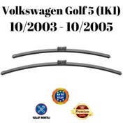 Resim Volkswagen Golf 5 1k1 2003 2004 2005 Uyumlu Ön Cam Silecek Süpürgesi Takımı 600/400mm Silbak Sb2419a 
