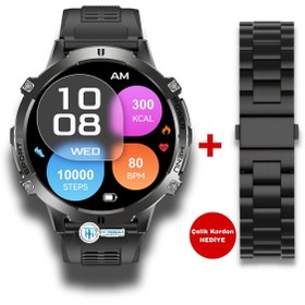 Resim Thteknolojimarket X2 PRO TANK Amoled Akıllı Saat 
