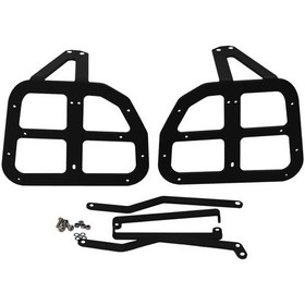 Resim GP Kompozit Bajaj Pulsar NS 200 2011-2022 Uyumlu Yan Çanta Demiri Siyah 