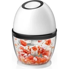 Resim Gültekin Kablosuz Mini Doğrayıcı 450 ml Şarjlı Sebze Doğrayıcı Paslanmaz Çelik Bıçaklı 