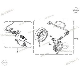Resim Mondial Buccaneer 250i Marş Motoru 