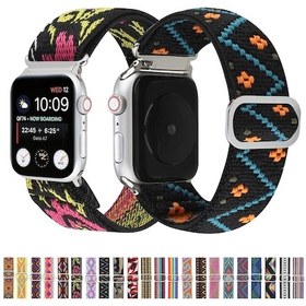 Resim Metal Japon Tokası Elastik Naylon iOS Uyumlu Watch Ultra 49mm Ve Watch Ultra 2 49mm / Serisi 9 & 8 V 3 & Akıllı Saat Aks. 47889485 
