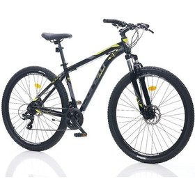Resim Corelli Felix 2.3 Dağ Bisikleti 460h Md 29 Jant 24 Vites Siyah Sarı Gri Siyah 