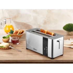 Resim Dijital Ekmek Kızartma Makinesi, 1400W, Yeniden Isıtma ve Buz Çözme, Beyaz 