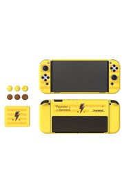 Resim Dobe Switch OLED 3in1 Standlı Rnkli Kılıf Analog Yükseltici ve Koruyucu Kart Kutusu 