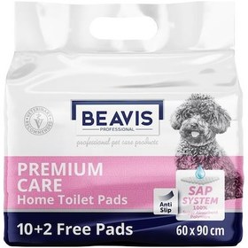 Resim Beavis Köpek Tuvalet Eğitim Pedi 60 x 90 CM 10+2'li 
