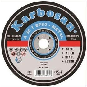 Resim Karbosan Nk Metal Kesici 180x3.0x22 910040 