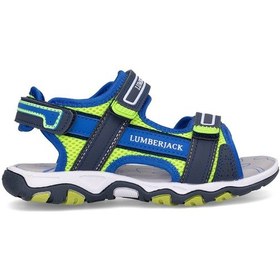 Resim Lumberjack 101985133 5m Loten 5fx Filet Erkek Çocuk Düz Sandalet Mavi Mavi 