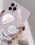 Resim Duende Sticker - Pembe Tatil Dekoratif Telefon Tablet Laptop Stickerı 