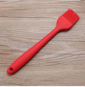 Resim Sones Silikon Fırça Pişirme Barbekü Yağı Fırçalar Mutfak Aracı İçin Barbekü Aletleri Kırmızı 