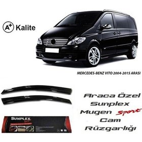 Resim Mercedes Vito Cam Rüzgarlığı Mugen Tip Sunplex 2Li 2004 Sonrası 
