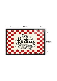 Resim Decorita Cam Ocak Arkası Koruyucu | Kitchen Love | 49,5cm x 76cm 