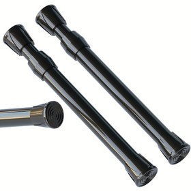 Resim 1 adet Dayanıklı Metal Yay Tensiyon Direği - Dolaplar, Pencereler ve Perdeler için Çok Yönlü İç/Dış Mekan Çekilebilir Çubuk - Yatak Odası ve Oturma Odası Dekoru için İdeal, Perde Çubuğu 