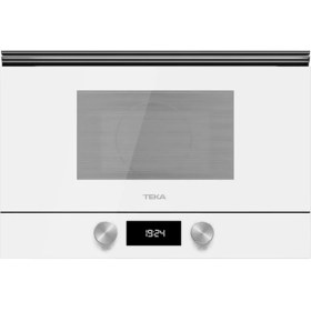 Resim Teka ML 8220 BIS L WH Ankastre Mikrodalga Fırın + Izgara Beyaz Cam 22 lt 112030000 