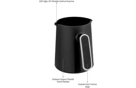 Resim Awox Sparkling Türk Kahvesi Kahve Makinesi Krom 