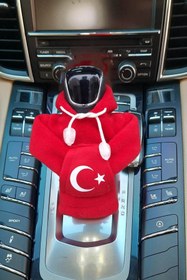 Resim KYLE XM Ay Yıldız Türk Bayragı Polar Vites Kıyafeti Araç Aksesuarı Hoodie Kapşonlu Vites Poları Sweatshirt 