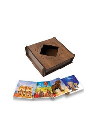 Resim Türkiye Serisi 4'lü Seramik Bardak Altlığı Çok Renkli 