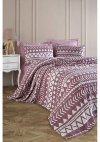 Resim Baskılı Pike Takımı Tek Kişilik Artec Lila Lila 