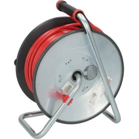 Resim Brennenstuhl Professionallıne Steelcore Serisi Bremaxx IP44 Lisanslı 5 Yıl Garantili IP44 Lisanslı Çelik Tambur 50 Metre Makaralı Kablo H07BQ-F 3g1.5 