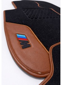 Resim Ruby/ Nakışlı Taba Deri Desen Oto Halı Paspas Bmw Z3 1996-2002 