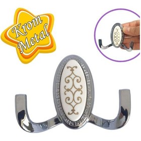 Resim Seç Askı Krom Portmanto Askı Vestiyer Duvar Askısı Metal Dolap Elbise Askılığı 