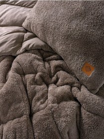 Resim Cotton Box 4112-cb Pelus Tk Yorgan Set Bej Bej 