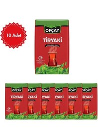 Resim Ofçay Tiryaki Siyah Çay 1 Kg X 10 Adet Geleneksel Yoğun Dem Ve Keyifli Sohbetlerin Vazgeçilmezi 