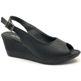 Resim Ayakdaş 976 Dolgu Topuklu Ayakkabı Siyah 