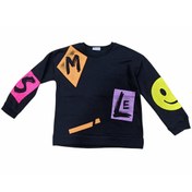 Resim İrem Çocuk Giyim Kız Çocuk Smile Yazı Desenli Sweatshirt 