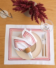 Resim 2'li Set Sunset Peçete 